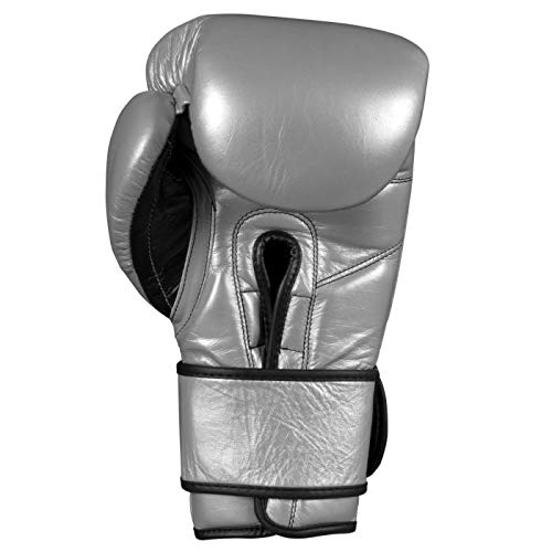 Pro Mex Professional Training Gloves V 3.0 - color: Silver, size: 18 oz