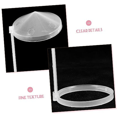 MERRYHAPY 5pcs Splash Guard for Mist Maker and Humidifier – Waterproof Bracket for Rockery Water Fountain – Prevents Water Splashing and Spillage