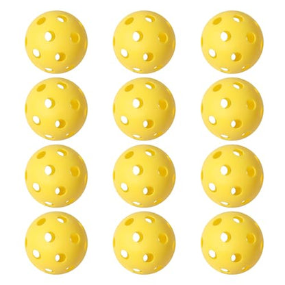 GSE Games & Sports Expert Practice Baseballs, Plastic Baseballs Training, Hollow Airflow Softballs for Pitching, Batting, Catching for All Skill Levels (Several Styles Available) - color: Yellow, style: 240-PACK