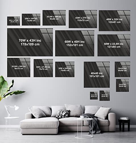 Myphotostation Coral Reef Wall Art Tempered Glass Wall Art 50Wx33.5H'' Fish at Aquarium Wall Art Modern Decor Glass Printing Large Wall Art Tempered Glass Panel Under Sea Wall Art Sea Life Wall Art - size: 50Wx33.5H''-127x85cm