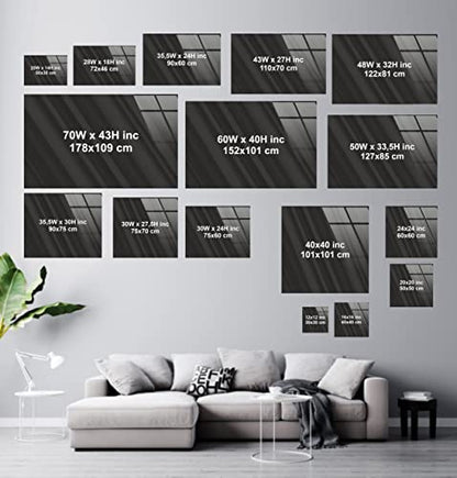 Myphotostation Coral Reef Wall Art Tempered Glass Wall Art 50Wx33.5H'' Fish at Aquarium Wall Art Modern Decor Glass Printing Large Wall Art Tempered Glass Panel Under Sea Wall Art Sea Life Wall Art - size: 50Wx33.5H''-127x85cm