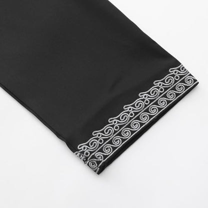 Lmdudan 2026 Middle East Arab Robes for Men Muslim Thobes - Long Sleeve Loose Hood Long Gown Dress Muslim Kaftan Thobe - color: 2-black, size: Large
