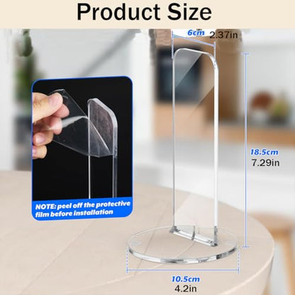 Clear Boxing Glove Stand, Boxing Glove Display Stand, Vertical Baseball Glove Display Stand(1 PACK) - color: 1 PACK