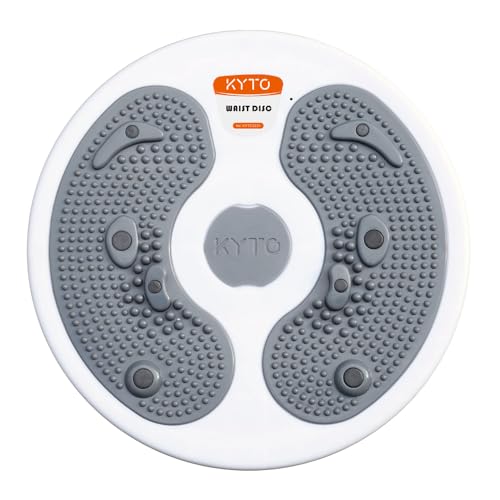 KYTO Waist Twister Disc – Core Trainer Board with Digital Counter, Ab Workout Equipment with 360° Rotation, Non-Slip Foot Massage Design for Home, Office Fitness