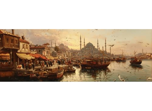 Anatolian Puzzle -Old ?stanbul, 1000.PN Piece Puzzle, #1206 - color: Old İstanbul