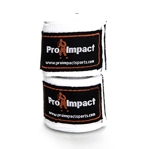 180 Inch Mexican Style Boxing Hand Wraps – Stretchable Wrist & Knuckle Support for MMA, Muay Thai, Kickboxing, Heavy Bag & Combat Training – Men & Women - color: White