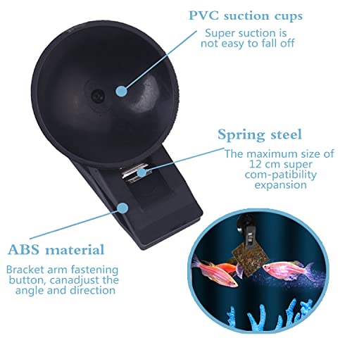 Aquarium Fish and Shrimp Feeding Dish Set, Fish Shrimp Feeder Tube Kit, Perfect for Your Aquatic Pets, with Feeding Ring and Cleaning Brush - color: 2