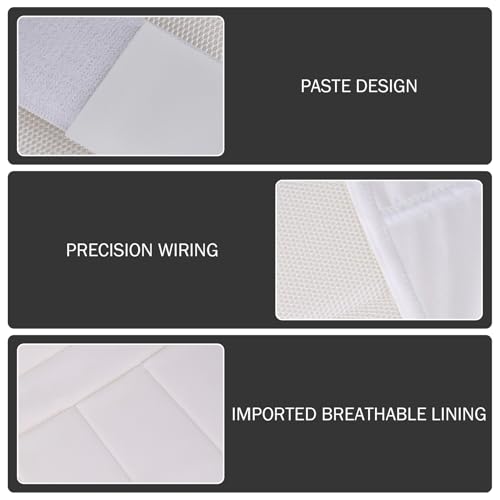 Karate Chest Guard for Kids, Polyester Adjustable Body Protector for Training 130-150cm, White
