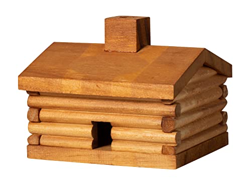 Paine's Log Cabin Incense Burner with 10 Cedar Cones