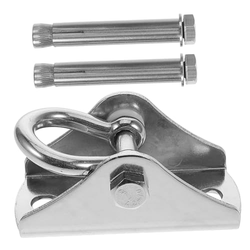 BESPORTBLE Stainless Steel Heavy Duty Ceiling Mount Hammock Hanging Hook Set Easy Installation Kit with Rotating Hangers for Punching Bag Swing and Hammock Chair Suspension