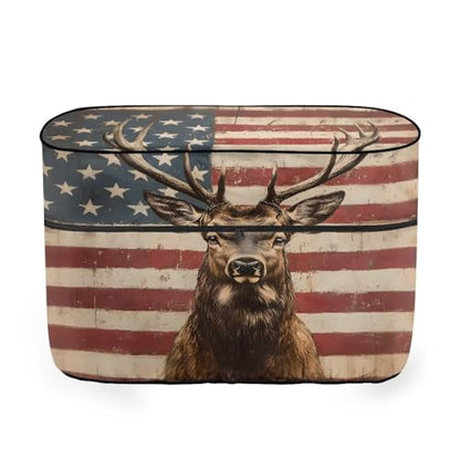 250th Anniversary Elk Double 30lb RV Propane Tank Cover Weather Resistant Gas Cylinder Cover with Zipper Four Seasons General - color: 250th Anniversary Elk, size: M(30LB)
