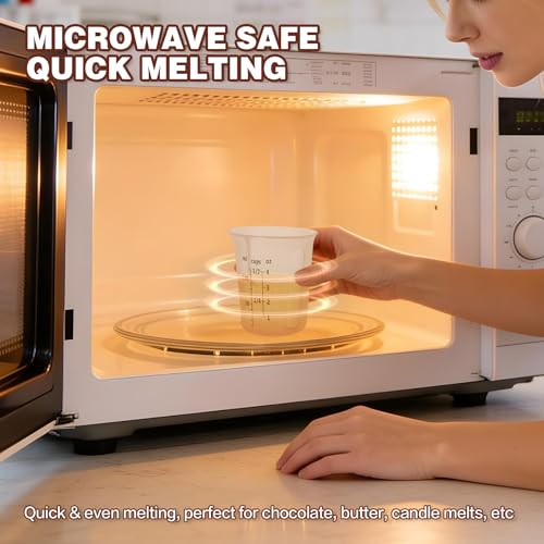 Silicone Measuring Cups Set 10Pcs 125ml for Cooking Reusable Baking Supplies Silicone Flexible Melting Measure Cup for Butter, Chocolate - color: 10*125ml