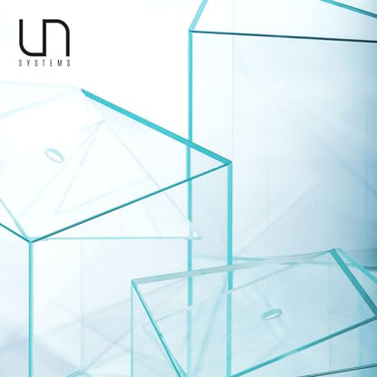 Ultum Nature Systems Prism Rimless Glass Aquarium - Cube Tank with Mitered Lid, Tall Nano Fish Tank for Home & Office - UNS Prism, 30TM - size: 11.81 x 11.81 x 17.72 inches