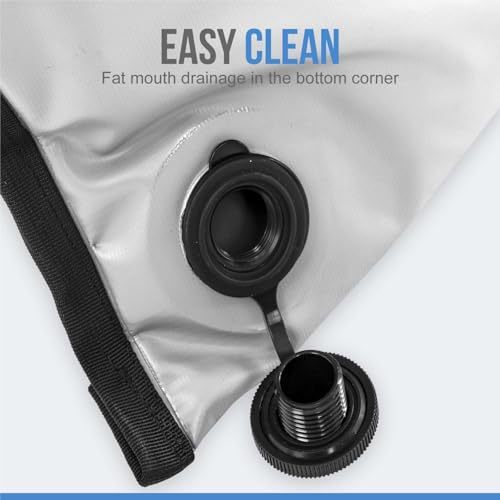 Flat PVC Tarpaulin Insulated Fish Cooler Kill Bag - Waterproof Fishing Cooler Bag with Easy Grip Carry Handles - Portable Soft Cooler - 3 Sizes - size: 180 Quarts 60" x 24"