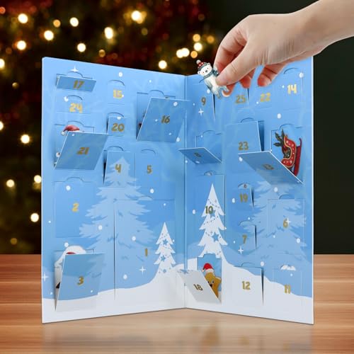 WhatSign Woodland Advent Calendar 2025 - Christmas Countdown Calendar Winter Woodland Wonderland 24 Days Till Xmas for Women Kids Adult Teen Girls - color: Woodland