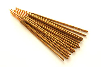Indian Temple Incense Sticks - Artisan Masala Incense - Handrolled Long Burning Extra-Thick Sticks - Divine Scent for Home & Meditation - 100 gm