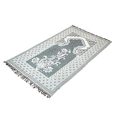 Ottoman Turkish Style Muslim Prayer Rug, Floral Pattern Prayer Mat (Five Thin Prayer Rug) - color: Five Thin Prayer Rug