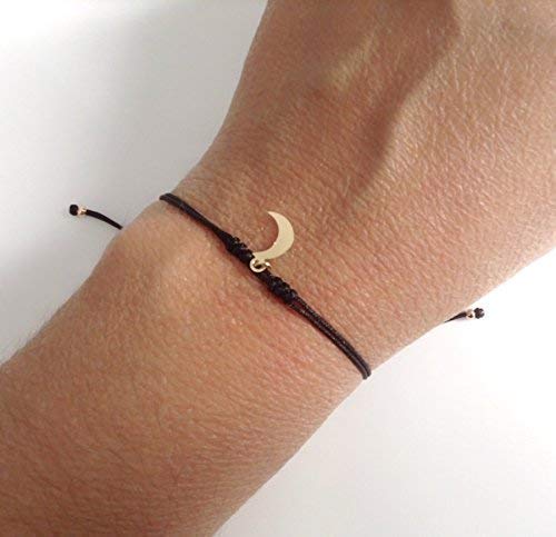 Moon and Star Friendship String Bracelet for 2 Gift for Friends