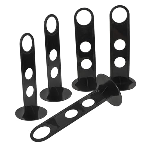POPETPOP 10 Pcs Logo Dish Rack Sign Disc Cones Racks Football Training Cones Holders Disc Cone Racks Mark Disk - color: Blackx3pcs, size: 19.50X8.00X8.00CMx3pcs