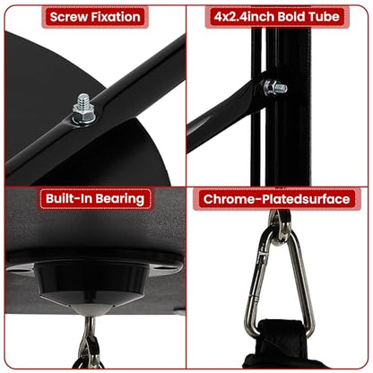 Speed Bag Platform Kit, 24" Heavy Duty Wall Mount Boxing Training Equipment with 180°/360° Swivel, Adjustable Punching Ball Platform for Home Gym Boxing Training