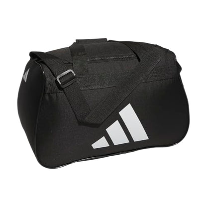 adidas Power Gym Bag – Lightweight Small Duffel, Black/White, OSFA - color: Black/White