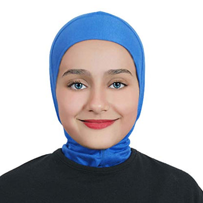 AL AMIRA Girls Hijab - One pcs Ninja Hijab - headband - underscarf Cap - - color: Royal Blue