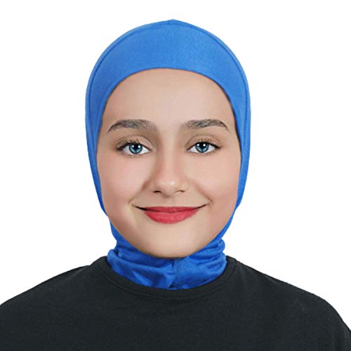 AL AMIRA Girls Hijab - One pcs Ninja Hijab - headband - underscarf Cap - - color: Royal Blue
