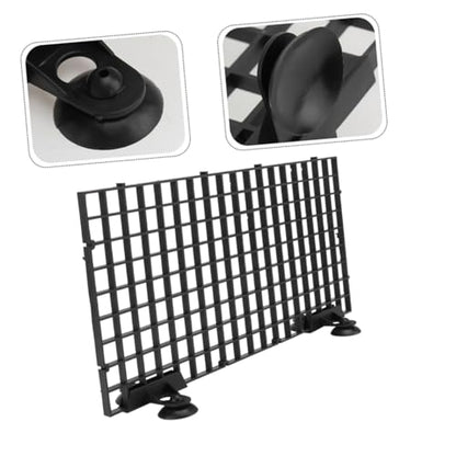 POPETPOP 4sets Plastic Grid Divider Tray for Aquariums Isolation Boards for Breeding Flexible Adaptability Bottom Filtration Design Convenient Segmentation for Fish Species Separation
