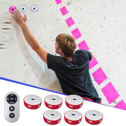 Agility Training Lights, Reaction Training Light of 6PCS Sport Agility Light USB Charging, Last 10 Hours, 10cm Height Sensing Distance, 4 Light Color, 4 Mode, 270 Degree Viewable Angle
