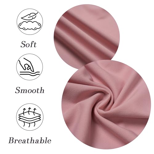 Hijab for Women Muslim Patterned Headscarf Arabian Headscarf Islamic Khimar Prayer Cloth Hijab Scarf for Women - color: Pink