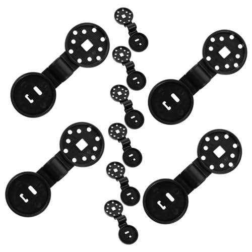 LIOOBO 25PCS Black Sturdy Sunshade Mesh Clips for Greenhouse Heavy Duty Plastic Buckles for Gardening Accessories for Fixing Shade Cloth and Netting