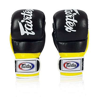 Fairtex FGV18 Boxing Gloves with Deodorizer Inserts | Lightweight, Shock Absorbent Gloves for Muay Thai, MMA | Moisture & Odor Control for Fresh, Long-Lasting Gear