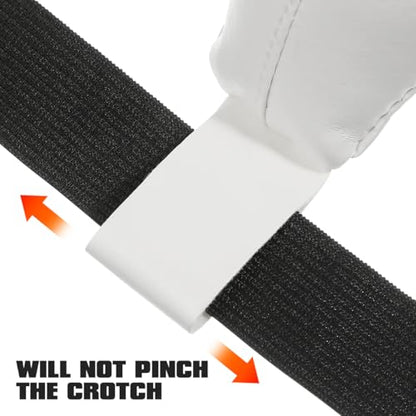 UPKOCH Youth Groin Protector Cup for Kids Boys 8-12, Athletic Boxing MMA Crotch Guard, Taekwondo Karate Sparring Gear Supporter with Adjustable Strap