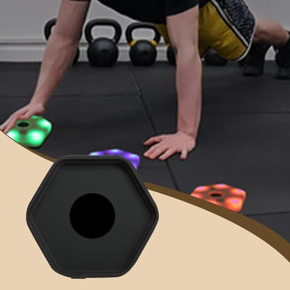 Reaction Training Light Chassis Stand for Speed Reaction Lamp Base Sports Agility Lights Holder and Reusable Tray Suitable for Gym Soccer Bask