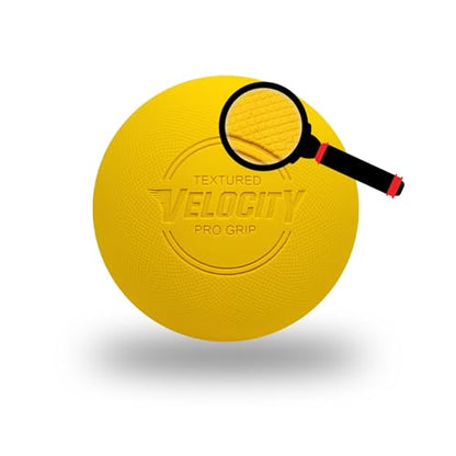 Velocity Pro Grip Lacrosse Balls - 6, 12, 18, 60 and 120 Packs - Certified for Youth, Club, High School, CLA, and College Game Play - color: Yellow, size: 120 Balls