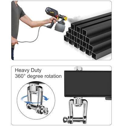 VivaZen Adjustable Heavy Duty Bag Hanger,Wall Mount Punching Bag Hanger,Thickened Steel Plate and Stainless Steel kit for Home Gym Indoor Outdoor (Supports up to 900Ib) - style: Heavy bag hanger with long chain
