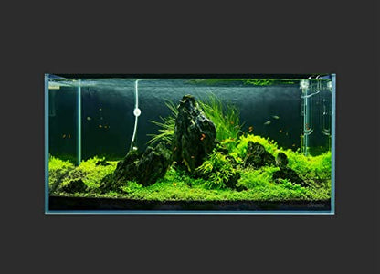 100P 50 Gallon Rimless Low Iron Aquarium Tank, W39.4×D17.7×H17.7 in(100x45x45cm) 10mm Thickness with Black Nano Foam Leveling mat Included - size: 50Gal W39.4×D17.7×H17.7 in(100x45x45cm)