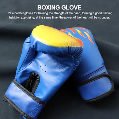 Sosoport 1 Pair Kickboxing Children's Boxing Gloves Glove Mittens Boxing Gloves Boxing Gloves for 3-8 Years - color: Blue
