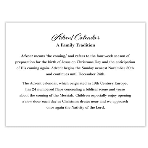 Needzo Countdown to Christmas 2025 Religious Advent Calendar, Traditional Nativity Scene Full Color Artwork, 24 Door Tabs Fun Educational Christian Activity for Boys and Girls (Pack of 3)