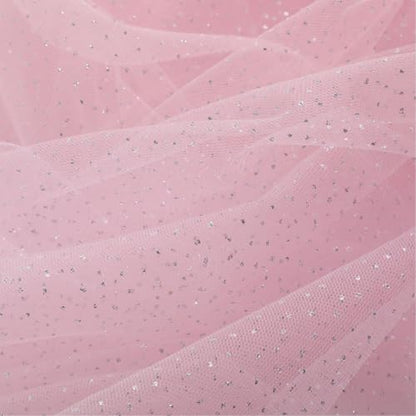 1pc Fall/Halloween Table Runner 10 ft Pink Metallic Foil Sheer - color: Pink