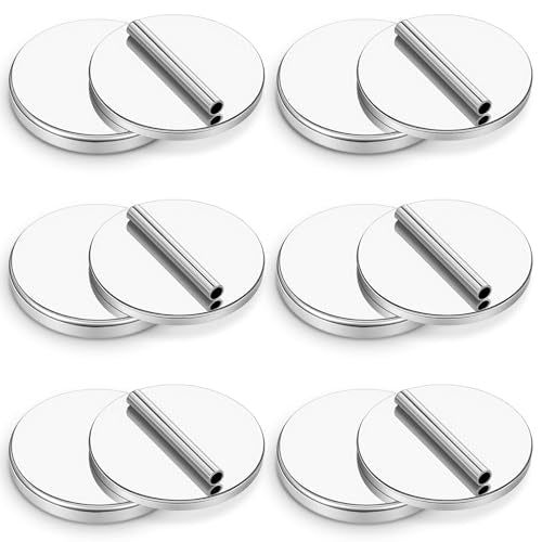 6 Pairs Mini Magnetic Pin Brooch Converters Magnetic Clasps Metal Pin Backs Clothing Magnet Buckle Lapel Pins Brooch Holder Converter for Hijab Scarf Shawls Thin Fabric Round Invisible - color: Silver