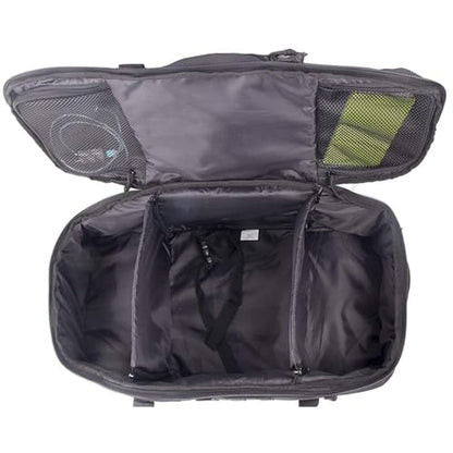 3 in 1 Tactical Travel Duffel Bag Backpack, Heavy Duty Gym Bag 85L, Black | Waterproof 600D nylon, internal collapsible dividers, weekend overnight travel, gym workout,military bag,(27x14x11)In - color: Black, size: 85L,(27x14x11)Inches