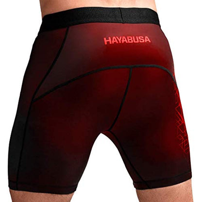 Hayabusa Geo Vale Tudo Shorts Men - color: Red, size: Small