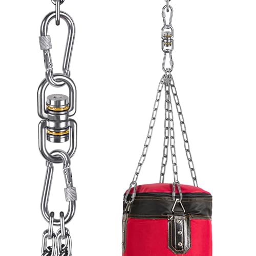 SELEWARE Heavy Duty Bearing Swing Swivel, 360° Rotation Hanging Accessory | Quiet Smooth Rotation, Supports Up to 1200LB, 2 Pack, Durable Design for Swings, Hammocks, Tire Swings and Heavy Bags - color: Swivel Only, 2 Pack