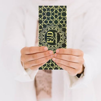 12pcs Eid Mubarak Envelopes Ramadan Mubarak Money Envelopes Ramadan Pocket Envelope Eid Invitation Envelopes Supplies
