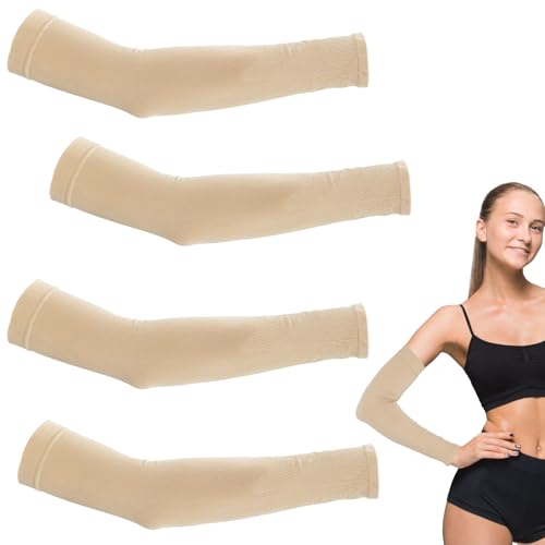 2 Pairs Protective Arm Sleeve for Thin Skin Elderly Skin Tear and Bruise, Protection Sleeves for Men and Women