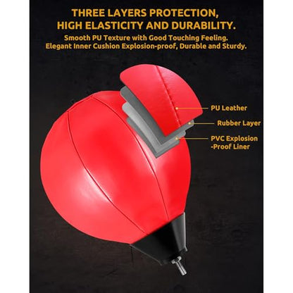 Premium Punching Bag Replacement Without Stand - Durable, Versatile, and Stylish - Ideal for Kids, Teens, and Adults - Compatible with Most Brands -Works for Desktop, Pedestal, and Freestanding Units