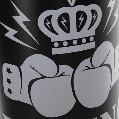 Inflatable Boxing Bag for Kids 63in Punching Dummy Post Toy for Karate Taekwondo Mixed Martial Arts Independent Training Target Black