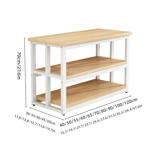 Three-Tier Reinforced Aquarium Stand, Storage Aquarium Base, Easy to Clean, Suitable for Living Room/Office/Study(55x35cm/21.7x13.8in)