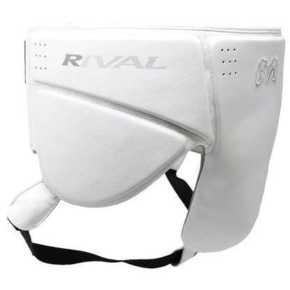 RIVAL Boxing RNFL10 360 Groin Protector with Intelli-Shock D3O Foam, Intelligently Adapts to The Intensity of Any Hit - color: White, size: Large